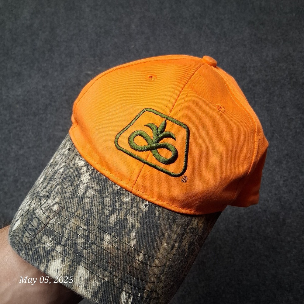 Pheasants Forever Russell Seed Safety Orange Camouflage Hat